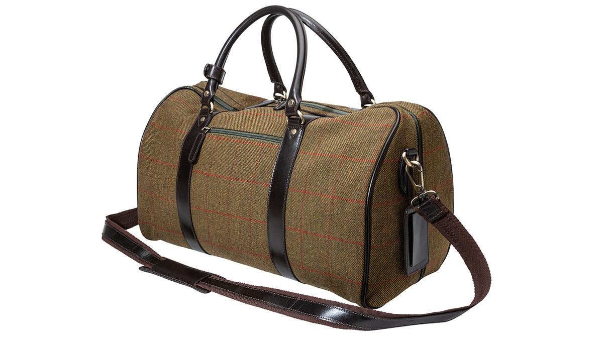 Tweed holdall online bag