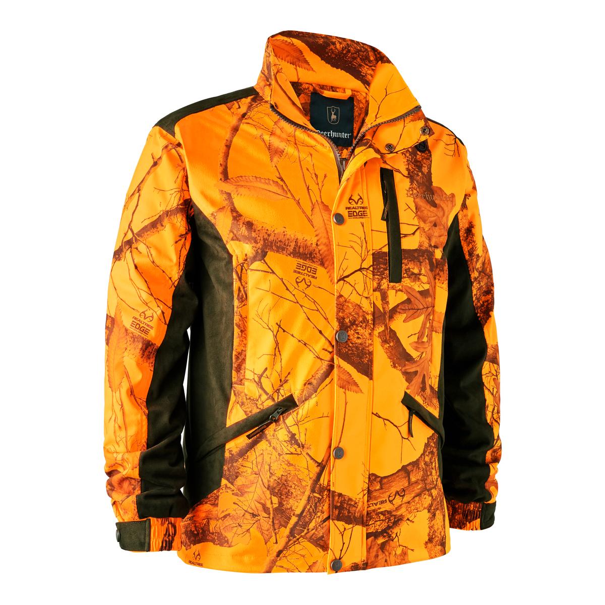 Orange camouflage outlet jacket