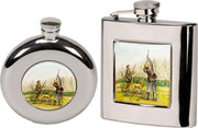 Bisley 4.5oz Round Shooting Hip Flask in Presentation Box by Bisley