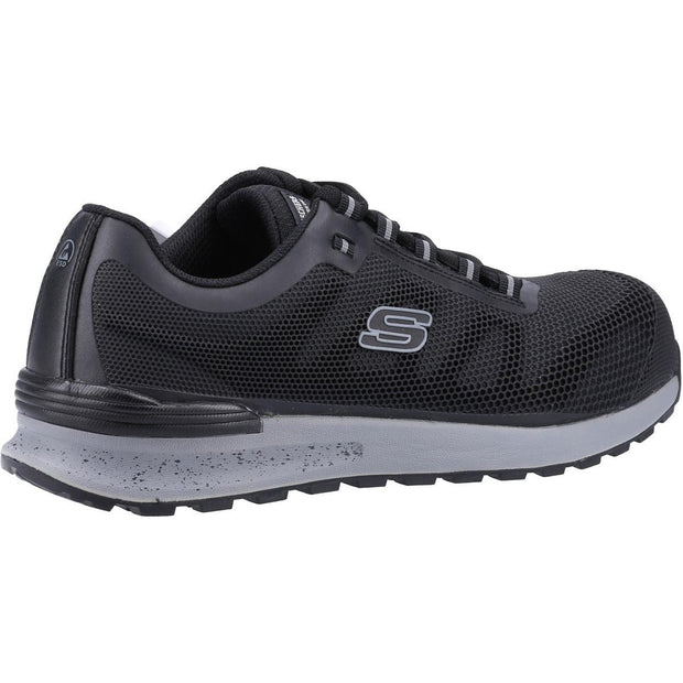 Skechers Workwear Bulklin Bragoo Safety Trainer Black