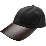 Unbranded Leather Skip Wax Baseball Cap