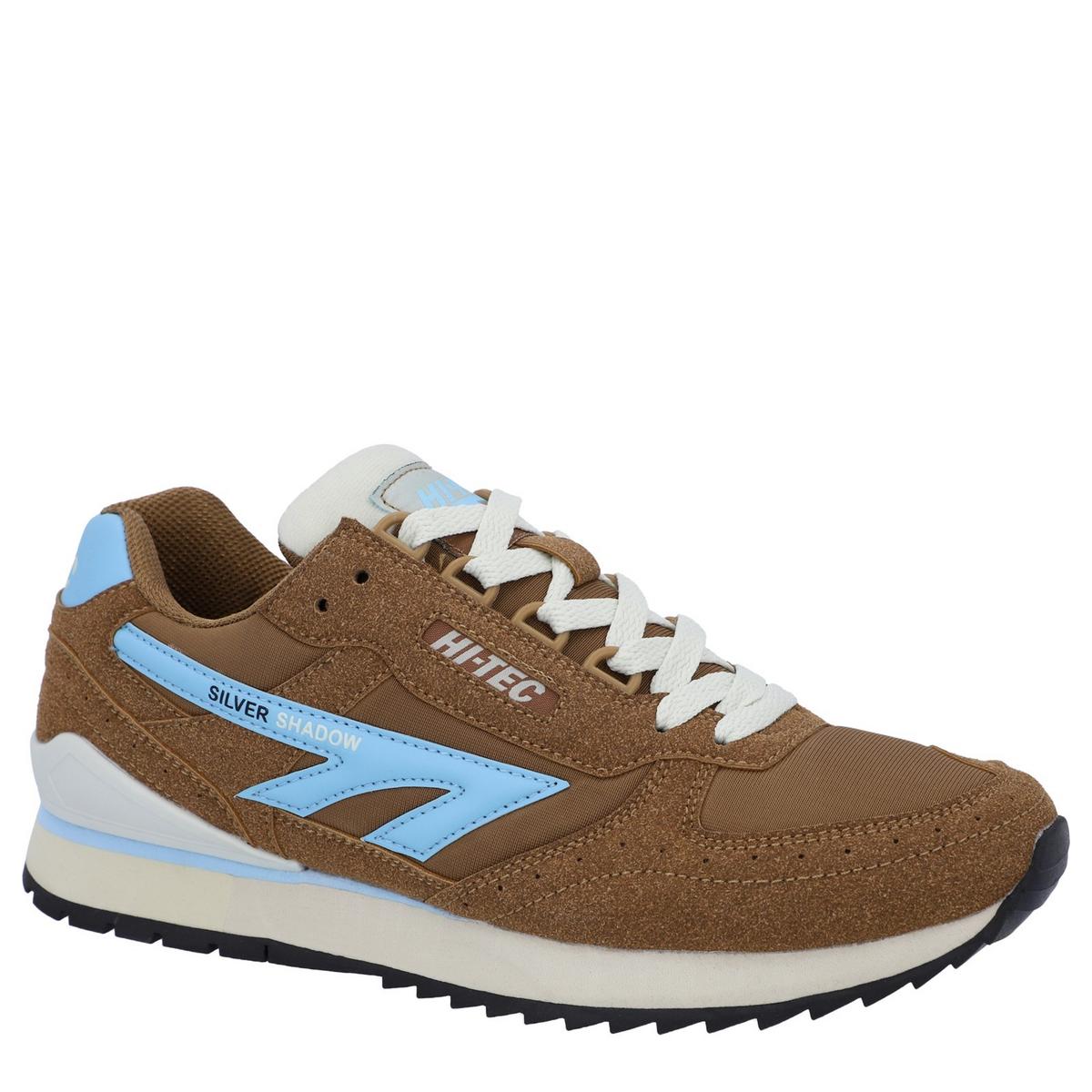 Hi Tec Silver Shadow Shoes Tan Mist Blue