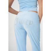 Juicy Couture Velour Track Pant Powder Blue