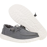 HEYDUDE Wendy Canvas Shoe Dark Grey