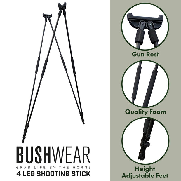 BushWear 4 Leg Shooting Stick