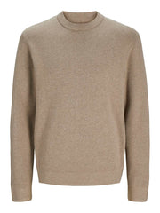 Jack & Jones Milano Stitch Sweat Shirt Griege Melange