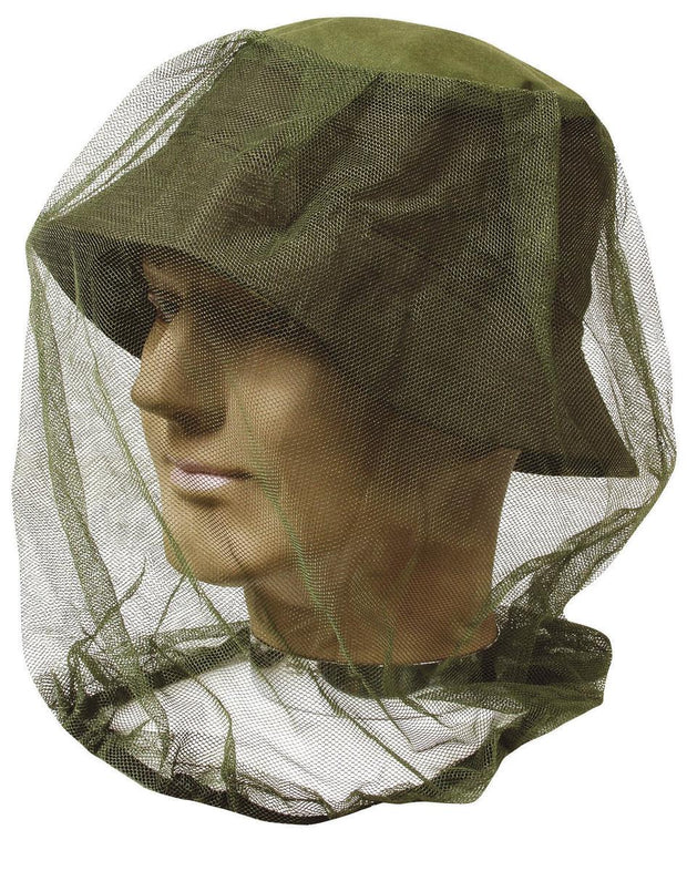 Mil-com Lightweight Mosquito Head Net Olive Green