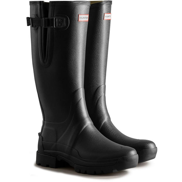 Hunter Balmoral Adjustable Wellington Black