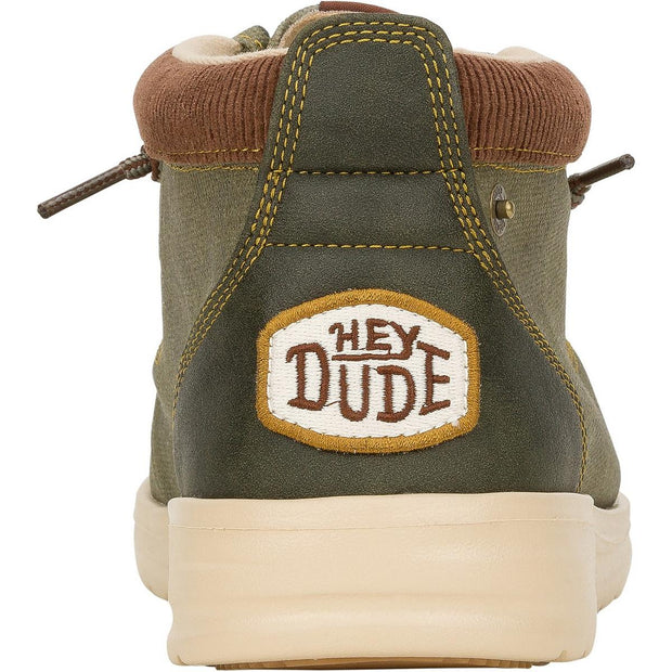 HEYDUDE Wally Mid GripR Boots Dusty Olive