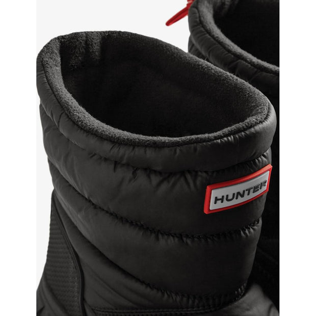 Hunter Intrepid Short Snow Boot Black