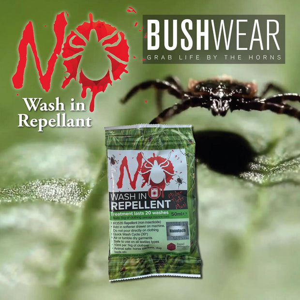 BushWear NO Tick Wash in Repellent 50ml