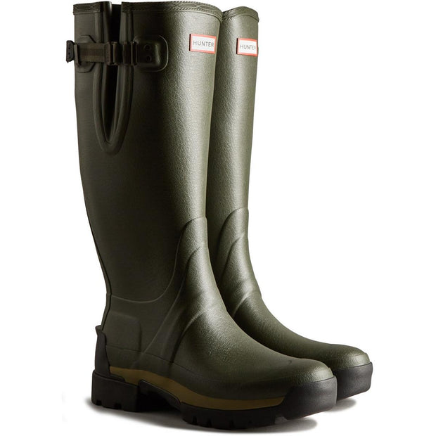 Hunter Balmoral Adjustable Wellington Dark Olive