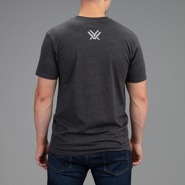 Vortex Vortex Men's Shield T-Shirt Charcoal Heather