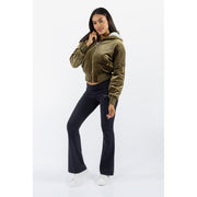 Juicy Couture Rydl Bomber Jacket Dark Olive