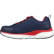 Skechers Workwear Arch Fit Sr Ringstap Safety Trainer Navy/Red