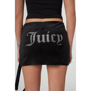 Juicy Couture Maxy Classic Velour Skirt Black