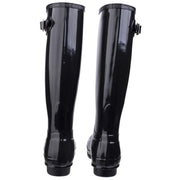 Hunter Original Tall Gloss Wellington Boots Black