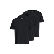 Jack & Jones Under Tee 3 Pack Black