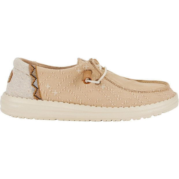 HEYDUDE Wendy Crafted Boho Shoes Tan