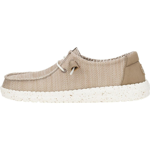 HEYDUDE Wendy Stretch Mesh Shoes Walnut