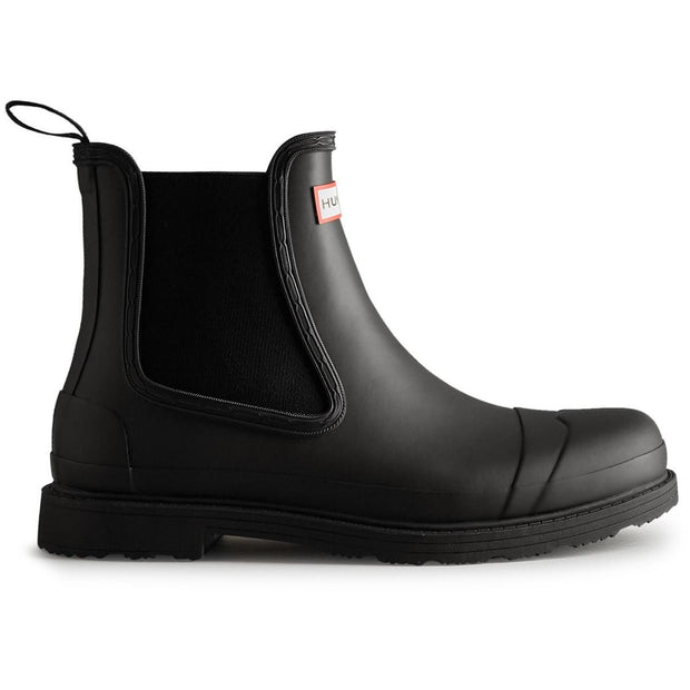 Hunter Commando Chelsea Boots Black