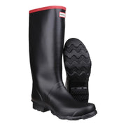 Hunter Argyll Full Knee Wellington Black