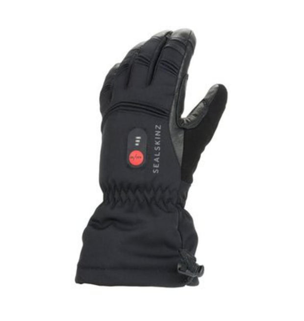 Sealskinz Filby Waterproof Heated Gauntlet Black Unisex GLOVE