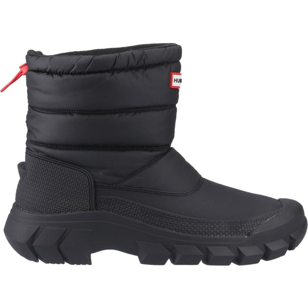 Hunter Intrepid Short Snow Boot Black