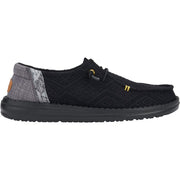 HEYDUDE Wendy Boho Crochet Shoes Black