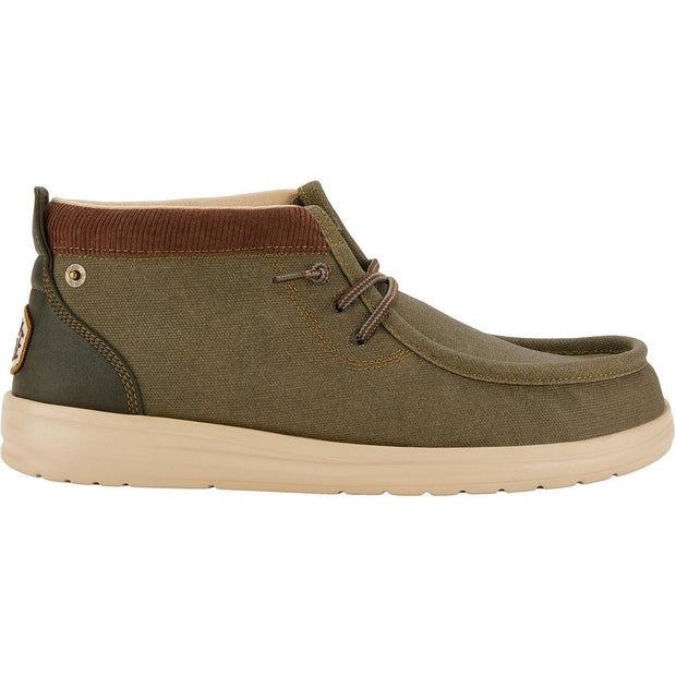 HEYDUDE Wally Mid GripR Boots Dusty Olive