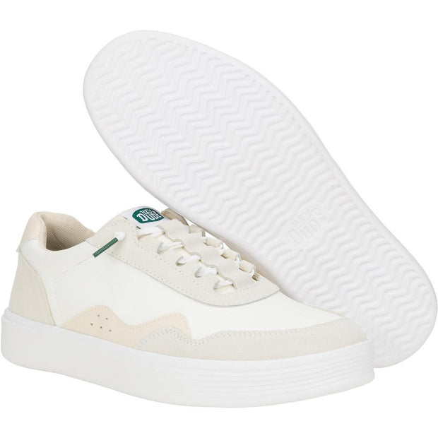 HEYDUDE Hudson Classic Trainers Light Beige/White