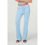 Juicy Couture Velour Track Pant Powder Blue