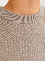 Jack & Jones Milano Stitch Sweat Shirt Griege Melange