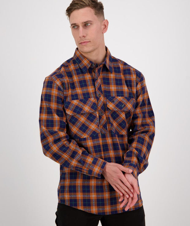 Swanndri Barn Shirt Orange