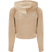 Juicy Couture Classic Velour Hoodie With Juicy  Logo Nomad