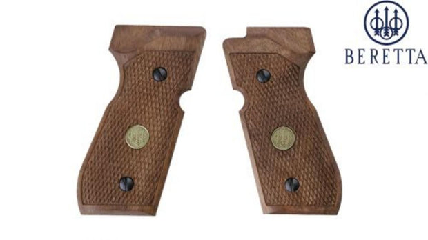 Bisley 419.131 Wood Grips for M 92 FS Pistol by Beretta