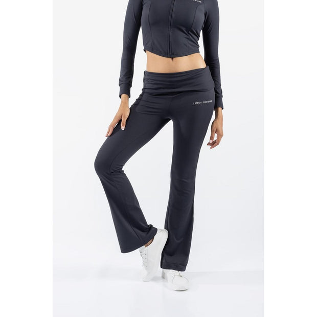 Juicy Couture Roll Down Flare Pant Black