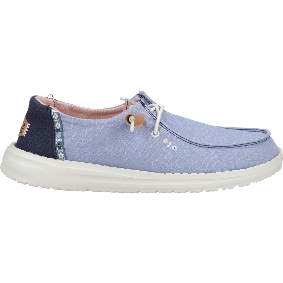 HEYDUDE Wendy Chambray Boho Shoe Blue – BushWear