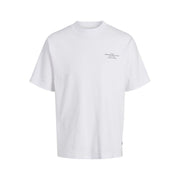 Jack & Jones Chad Branding Tee Shirt White