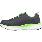 Skechers Workwear Arch Fit Sr Ringstap Safety Trainer Charcoal/Lime