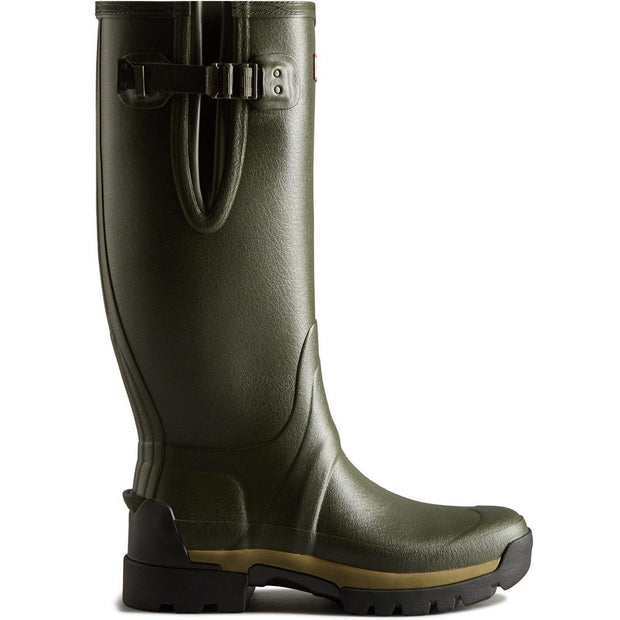 Hunter Balmoral Adjustable Wellington Dark Olive