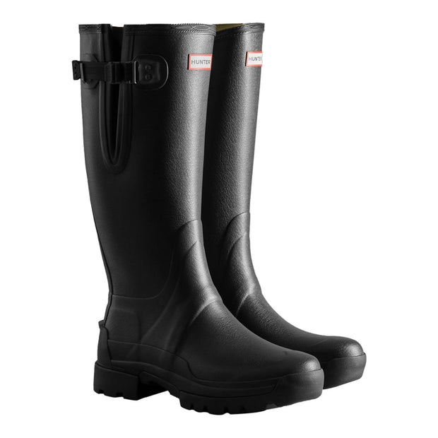 Hunter Balmoral Adjustable Wellington Black