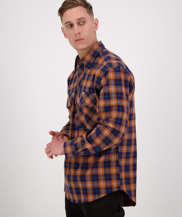 Swanndri Barn Shirt Orange