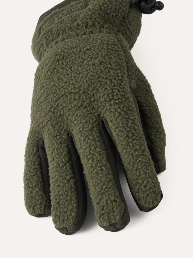 Sealskinz Hoveton Waterproof Sherpa Fleece Glove Olive Unisex GLOVE