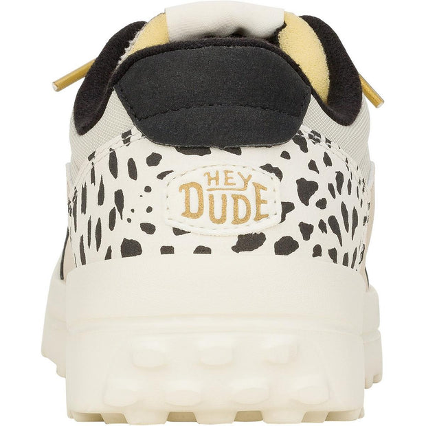 HEYDUDE Hayden Shine Trainers Ivory/Multi