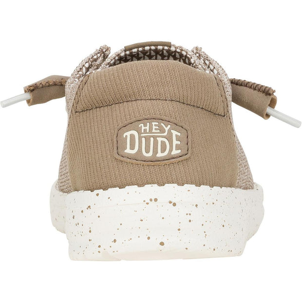 HEYDUDE Wendy Stretch Mesh Shoes Walnut