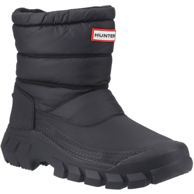 Hunter Intrepid Short Snow Boot Black