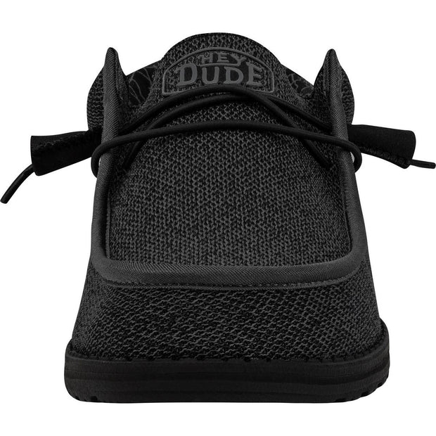 HEYDUDE Wally Sox Shoe Micro Total Black