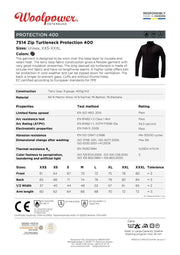 Woolpower Zip Turtleneck Protection 400