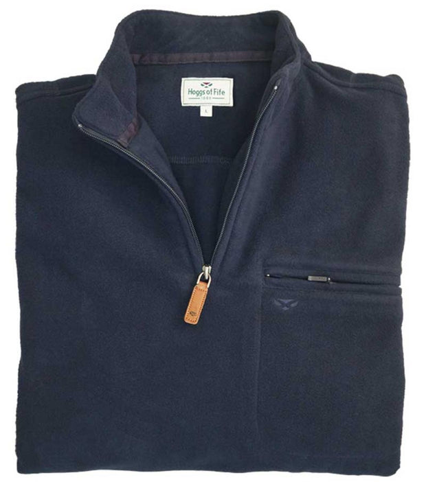 Hoggs of Fife Islander 1/4 Zip Micro-Fleece Shirt - Navy – BushWear